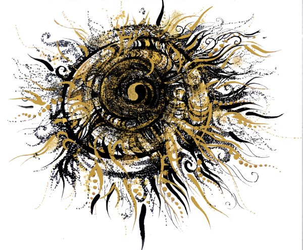 Солнце гравюра