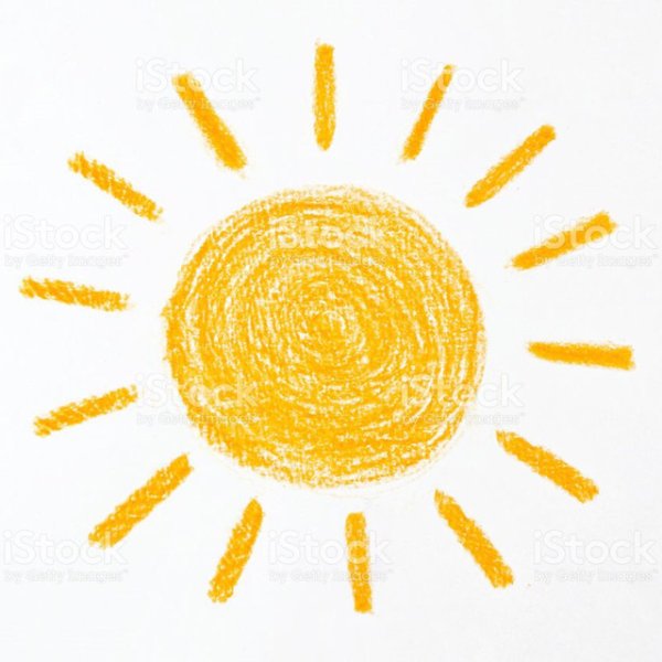 Лучи солнца Графика