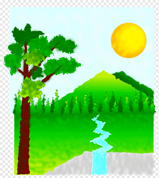 Природа солнце рисунок