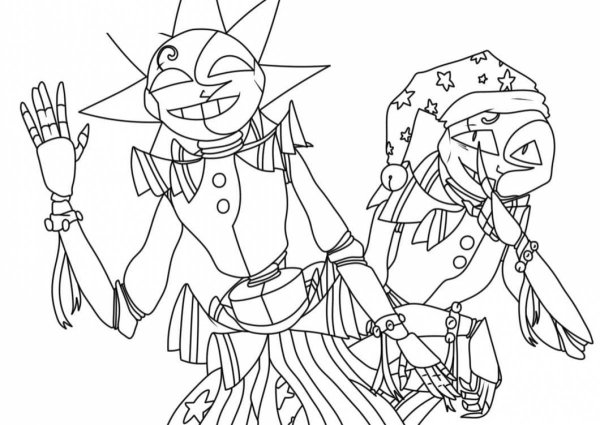 Солнце раскраска