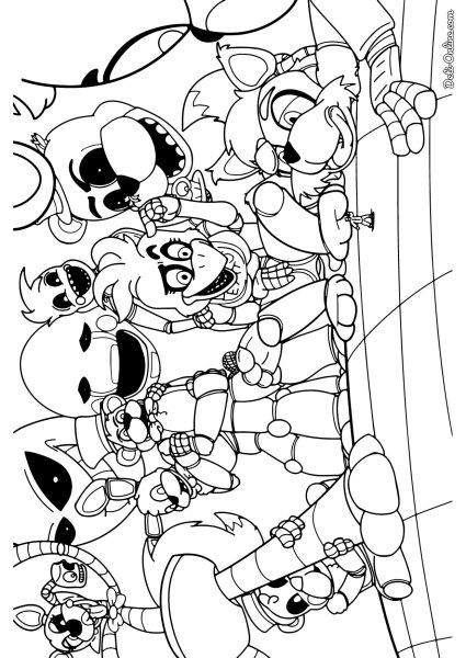 Сандроп раскраска