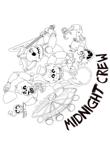 АНИМАТРОНИКИ раскраска