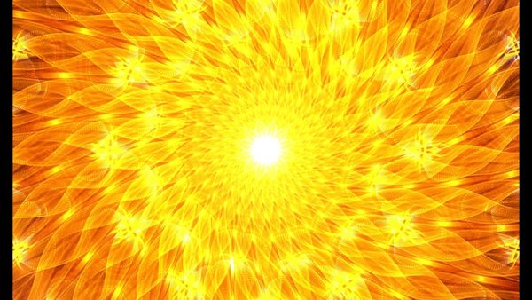 Солнце на Красном фоне