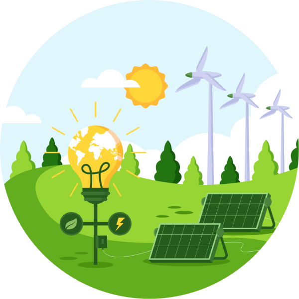 Возобновляемые источники энергии рисунок
