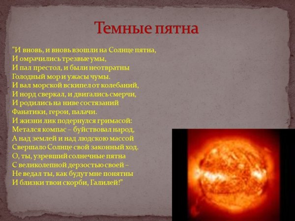 Солнечные пятна gif