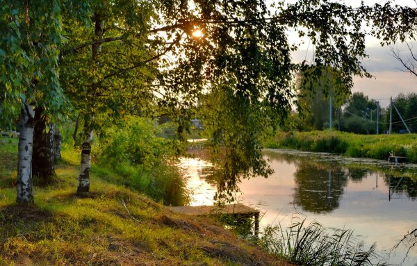 Летний вечер на реке