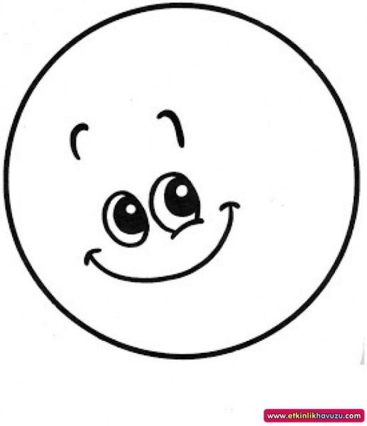 Раскраска. Солнышко