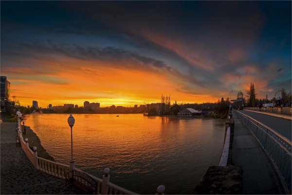 Рассвет в Краснодаре