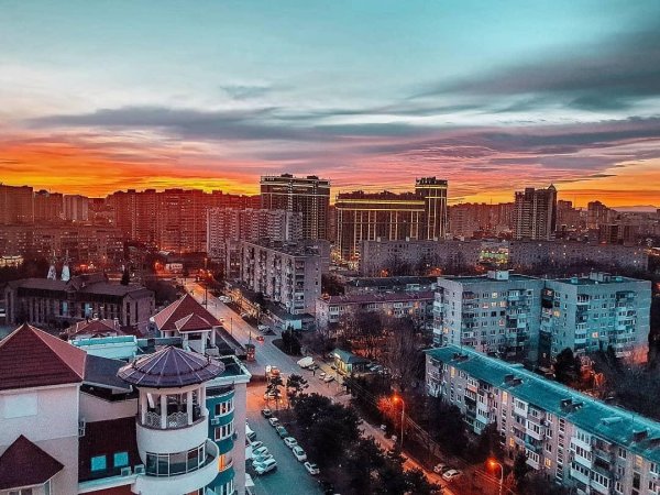 Рассвет в Краснодаре