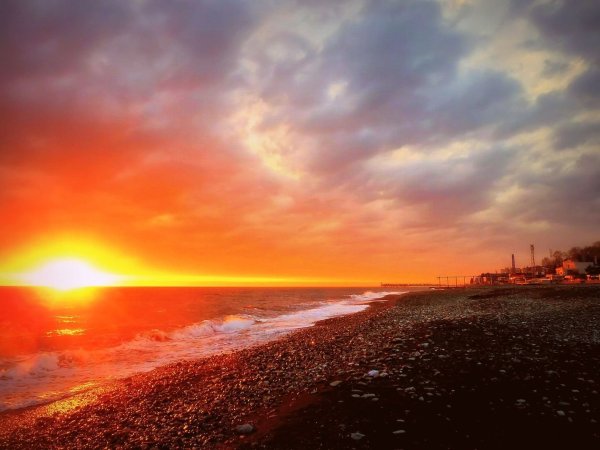 Сочи Адлер закат