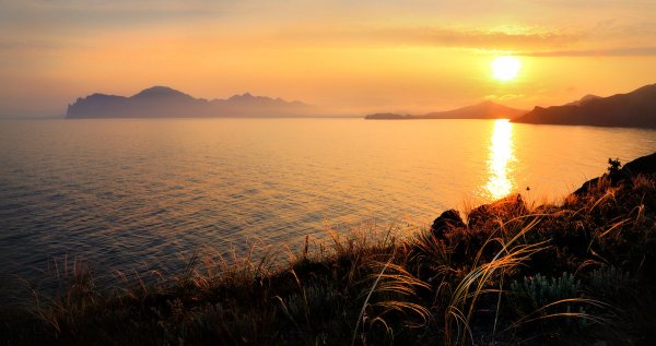 Крым море рассвет