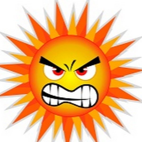 Сердитое солнышко