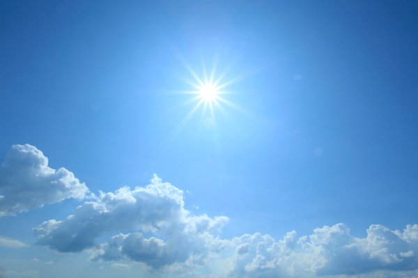 Голубое небо