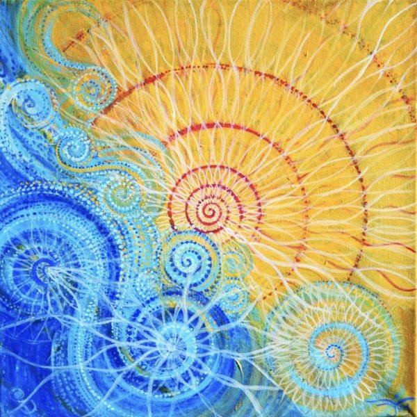 Солнце абстракция