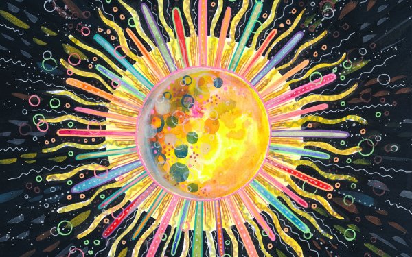 Солнечная абстракция