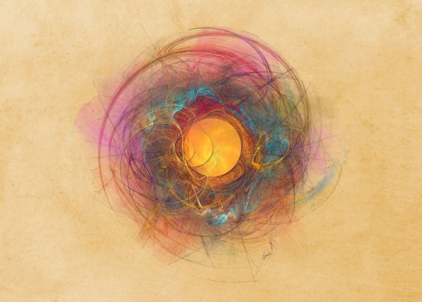 Солнце абстракция