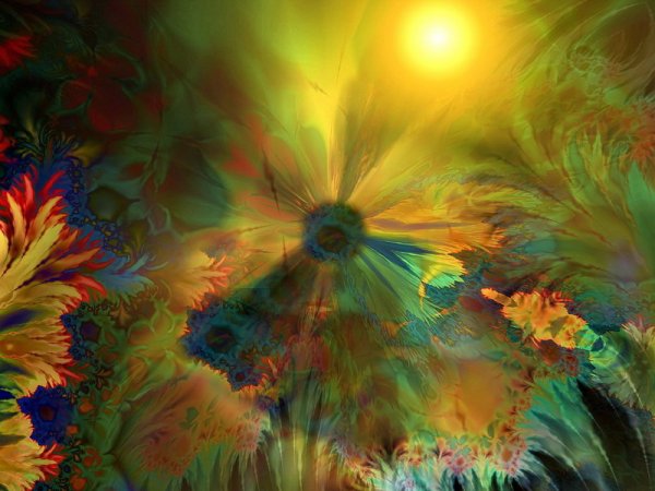 Абстракция Солнечный день