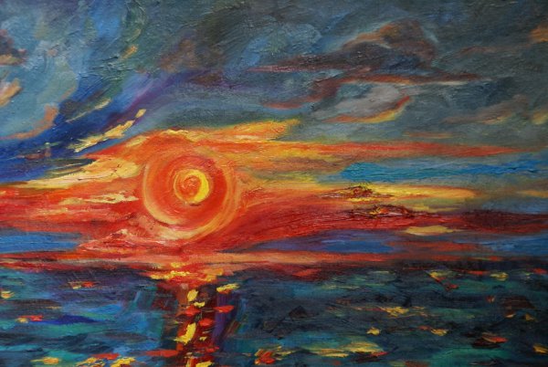 Абстрактное солнце