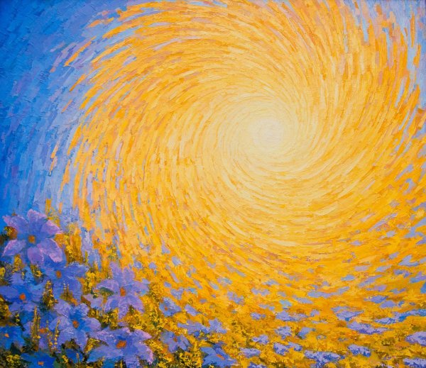 Солнце живопись