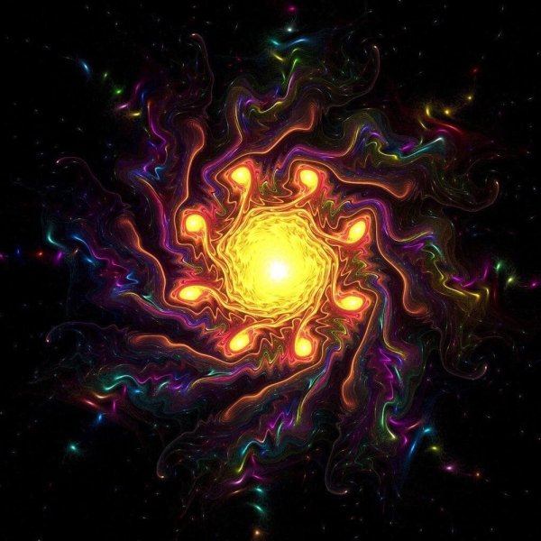 Солнце абстракция