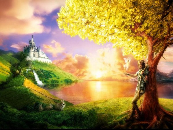 Красивый сказочный мир