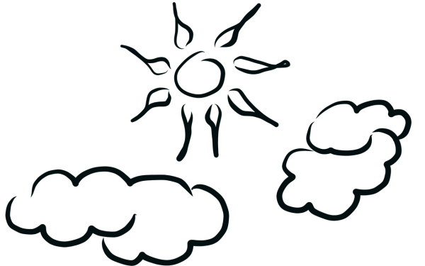 Солнце раскраска