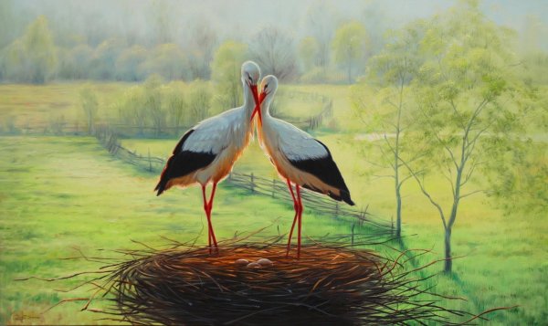 Журавль в небе