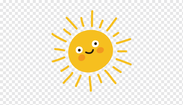 Лучи солнца на прозрачном фоне