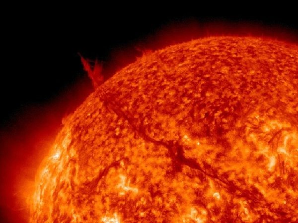 Факелы протуберанцы вспышки