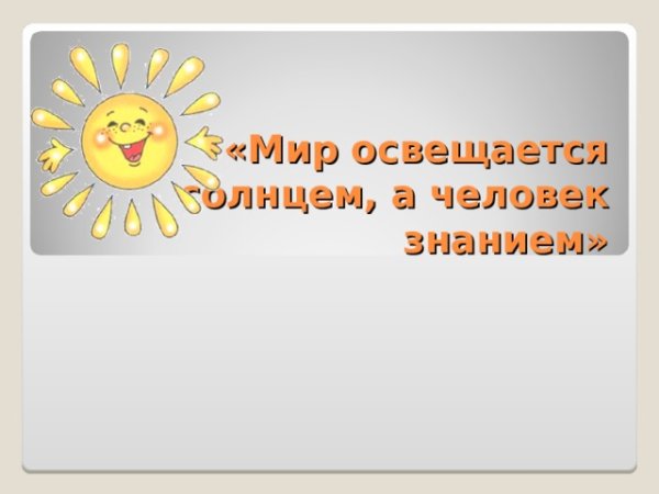 Знания человека