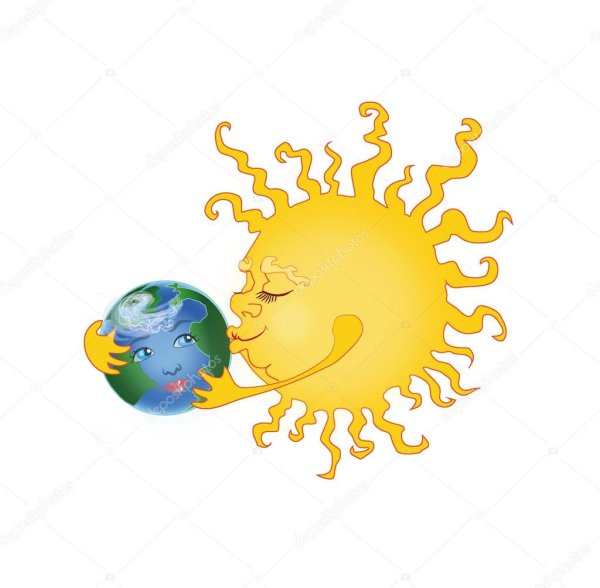 Земля и солнце для детей