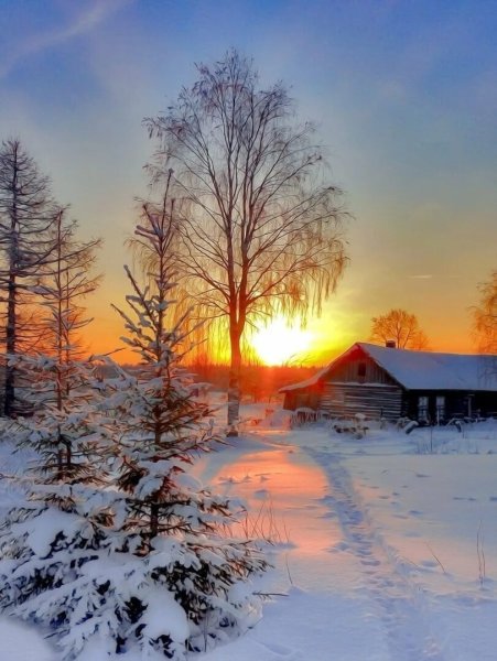 Зимний закат