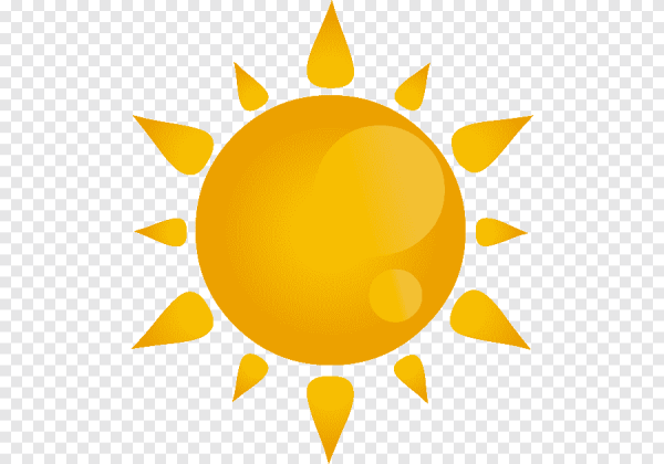 Яркое солнце