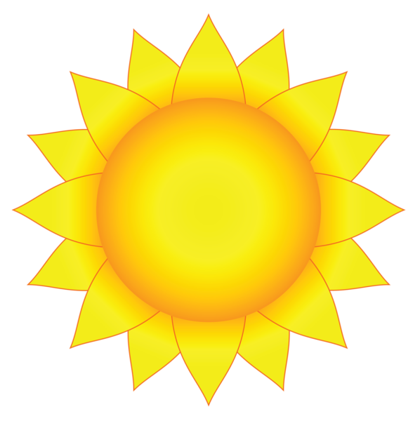 Яркое солнце