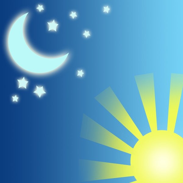 Солнышко и Луна для детей