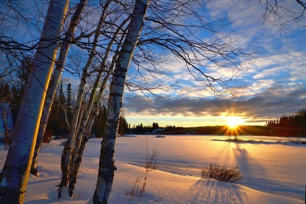 Зима пейзаж