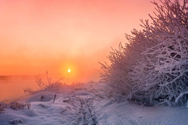 Рассвет зимой