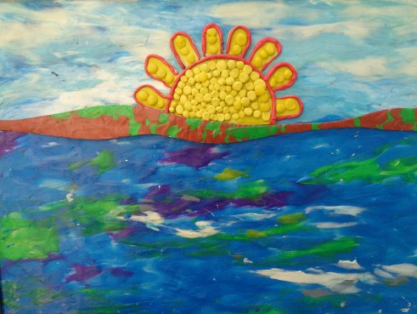 Нетрадиционная техника рисования пластилином