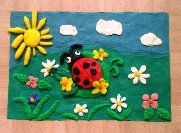 Пластилинография Ван Гог