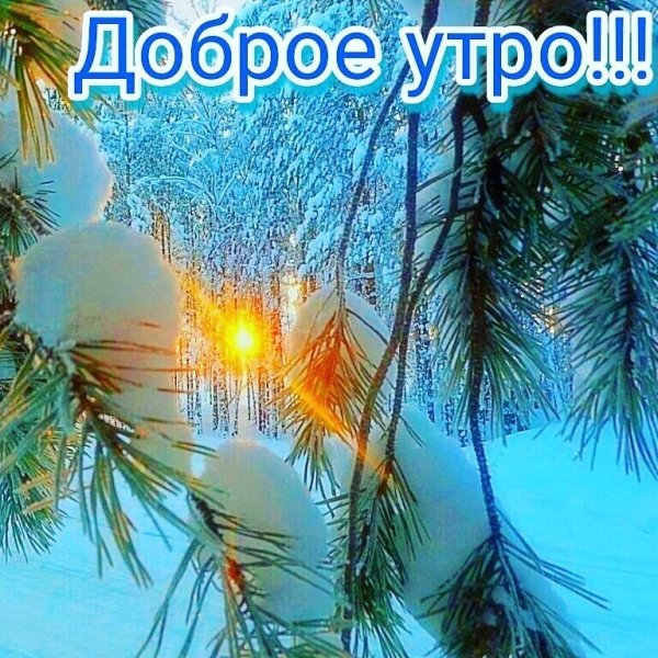 Доброе зимнее утро