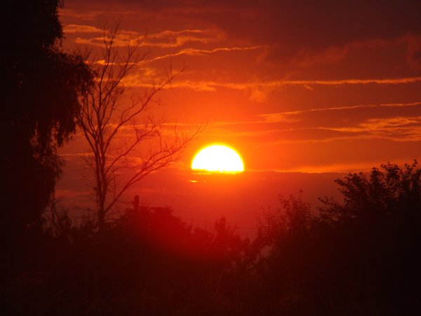 Закат над морем