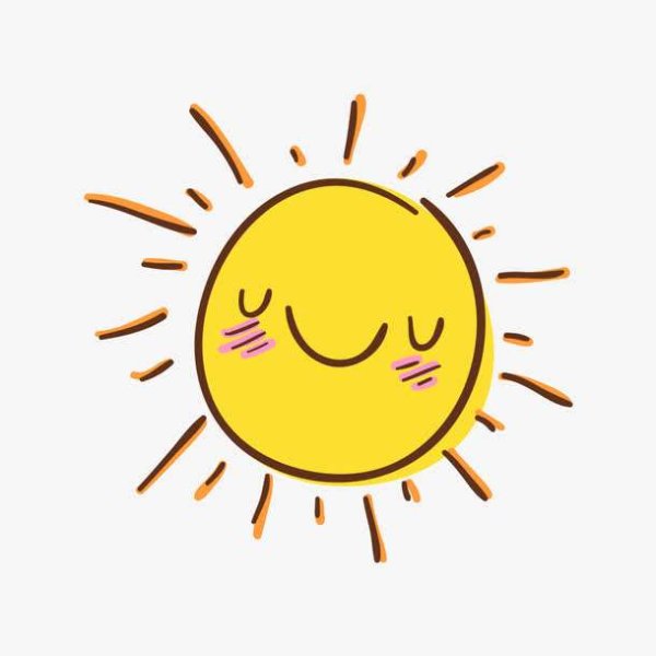 Солнце стикер