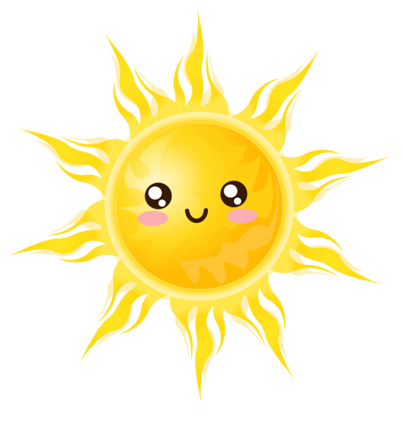 Солнышко мультяшное
