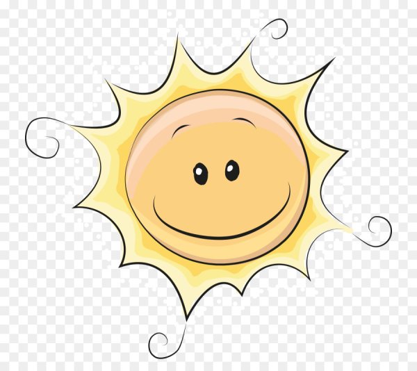 Солнце без фона