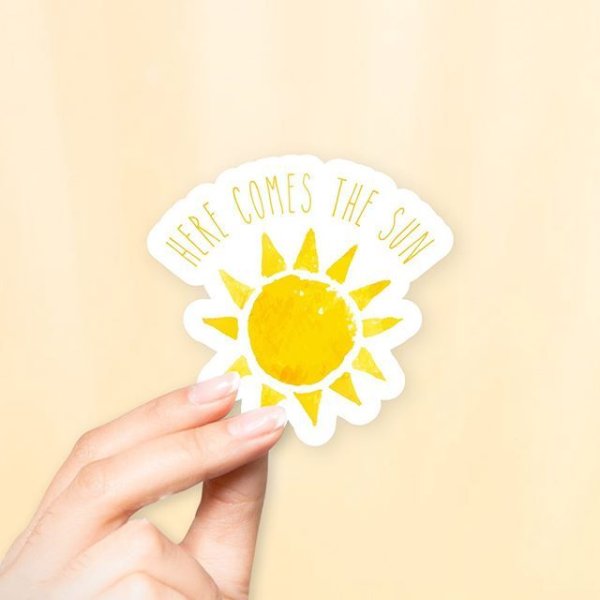 Солнце наклейка