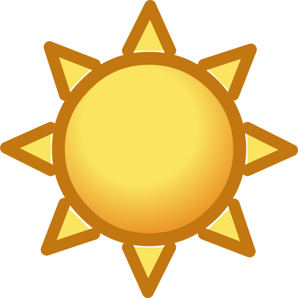 Смайлик солнце ВК