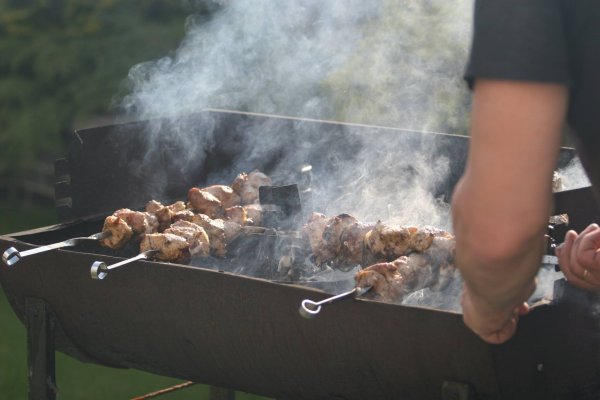 Шашлык на природе с девками