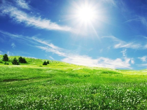 Красивый закат на море