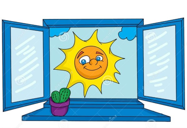 Свет в окошке рисунок