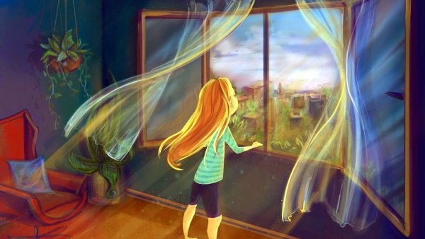 Осеннее украшение окон в детском саду